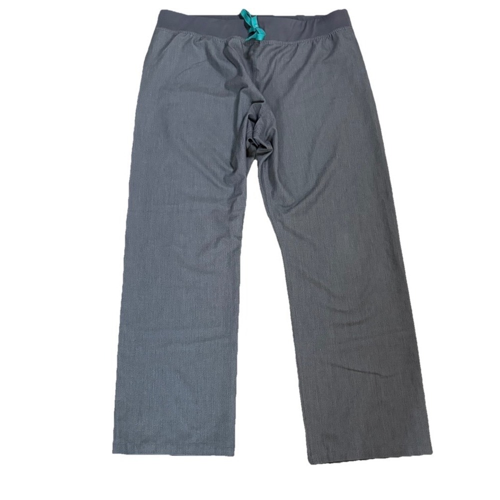 FIGS Technical Livingston Gray Scrub Pants T21003 Women XL High Waisted